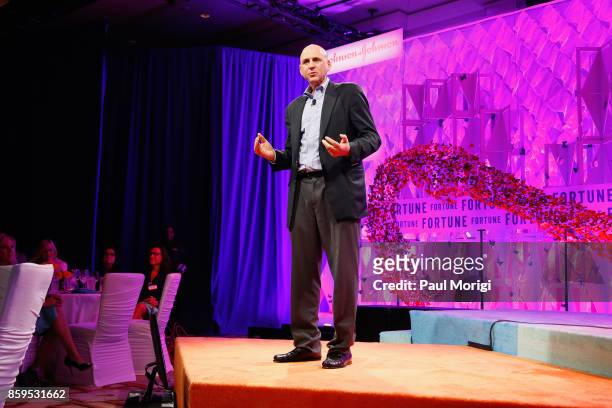 Fortune Editor-in-Chief Clifton Leaf speaks onstage at the Fortune Most Powerful Women Summit on October 9, 2017 in Washington, DC.