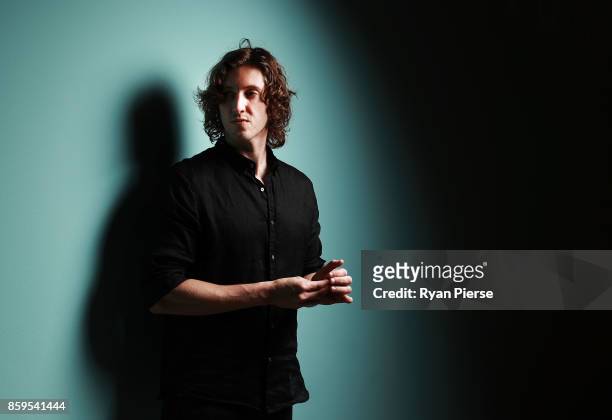 Singer Dean Lewis poses at the 31st Annual ARIA Nominations Event at Art Gallery Of NSW on October 10, 2017 in Sydney, Australia.