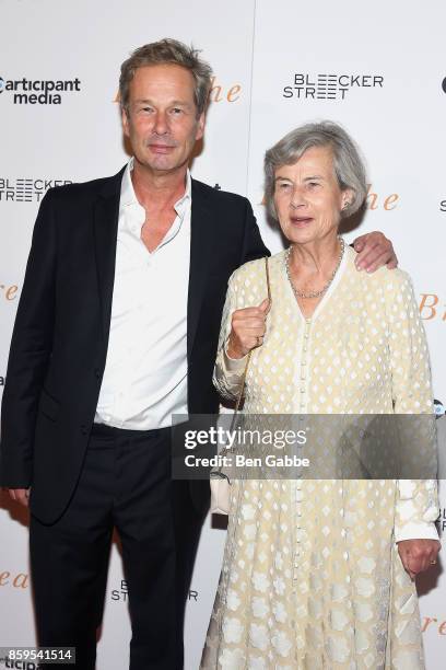 Producers Jonathan Cavendish and Diana Cavendish attend the "Breathe" New York Special Screening at AMC Loews Lincoln Square 13 theater on October 9,...