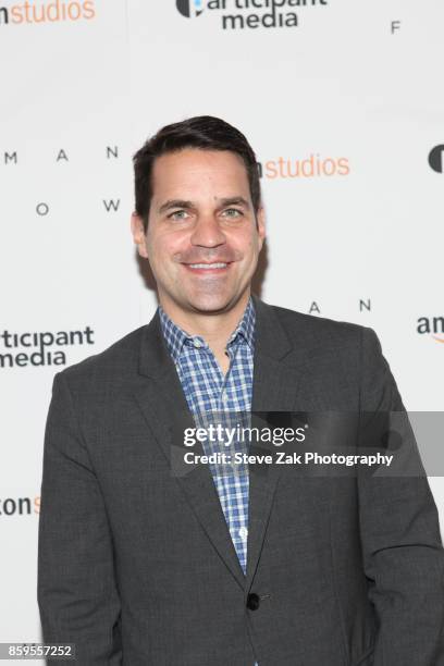 Dave Karger attends "Human Flow" New York Screening at the Whitby Hotel on October 9, 2017 in New York City.