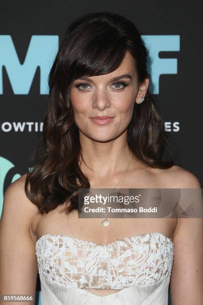 Frankie Shaw attends the Premiere Of Showtime's SMILF held at Harmony Gold Theater on October 9, 2017 in Los Angeles, California.