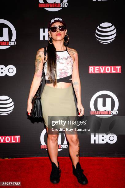 Independent" cast member rapper Reverie attends the 21st Annual Urbanworld Film Festival at AMC Empire 25 theater on September 23, 2017 in New York...