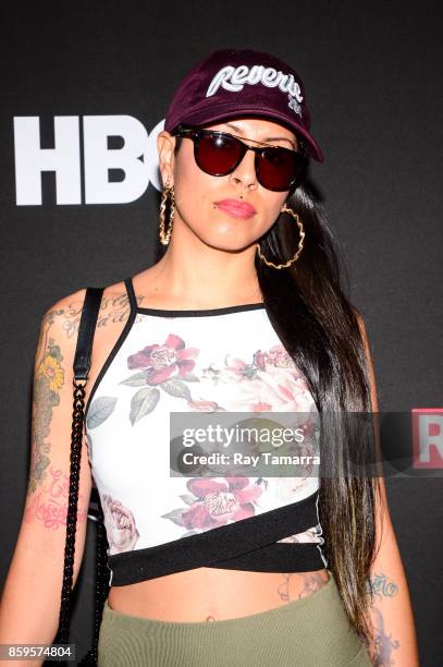 Independent" cast member rapper Reverie attends the 21st Annual Urbanworld Film Festival at AMC Empire 25 theater on September 23, 2017 in New York...