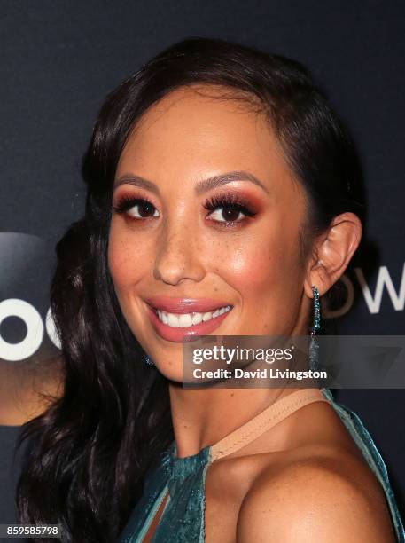 Dancer Cheryl Burke attends "Dancing with the Stars" season 25 at CBS Televison City on October 9, 2017 in Los Angeles, California.