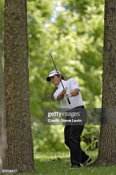 Brian Henninger during the first round of the Rheem Classic presented by Times Record held at Hardscrabble Country Club in Fort Smith, AR, on May 11,...