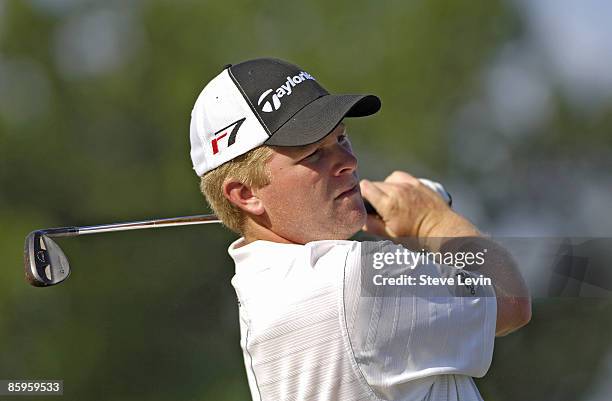 Patrick Damron during the third round of the Rheem Classic presented by Times Record held at Hardscrabble Country Club in Fort Smith, Arkansas, on...