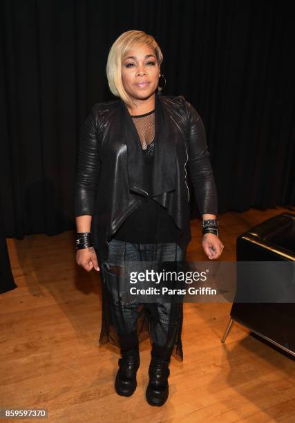 Author/singer Tionne "T-Boz" Watkins attends A Conversation with "T-Boz" of TLC at Woodruff Arts Center Rich Auditorium on October 9, 2017 in...