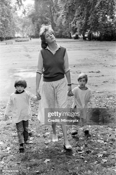 Lady Diana Spencer, later to become Princess Diana, Princess of Wales pictured at the kindergarten at St. George's Square, Pimlico, London, where she...