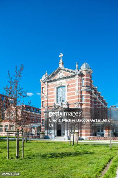 Belgium, Antwerpen, facade of the The Jane restaurant in the Militair hospitaal - 18th april 2015