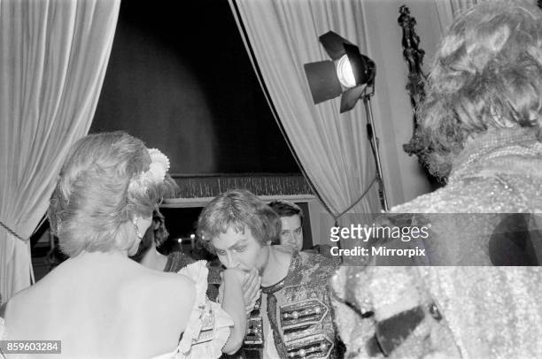 The Princess of Wales, Princess Diana arrives at the Royal Opera House for the Royal Charity Premiere of Ivan The Terrible by the Bolshoi Ballet....