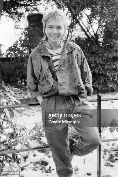 David Cassidy, singer, actor and musician, in 1985. Pictured in Clapham Common, London, on a filming break for his latest single. David Bruce Cassidy...
