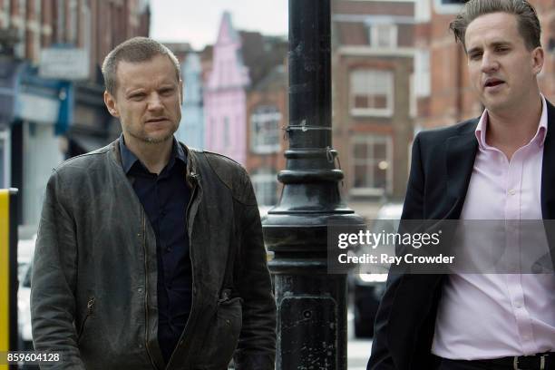 Marc Warren seen in Hampstead on October 6, 2017 in London, England.