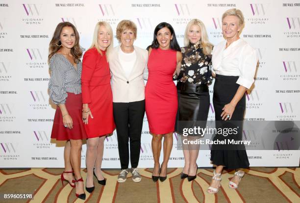 Visionary Women Executive Board Members Angella Nazarian, Lili Bosse, guest speakers Diana Nyad and Norma Bastidas, Visionary Women Executive Board...