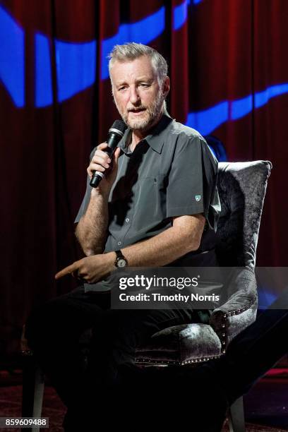 Billy Bragg speaks during Roots, Radicals and Rockers: How Skiffle Changed the World With Billy Bragg at The GRAMMY Museum on October 9, 2017 in Los...