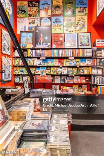 Belgium, Brussels, Brüsel comic book shop - 21st september 2015