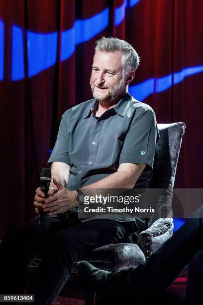 Billy Bragg speaks during Roots, Radicals and Rockers: How Skiffle Changed the World With Billy Bragg at The GRAMMY Museum on October 9, 2017 in Los...