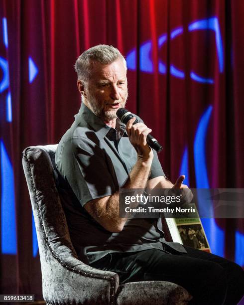 Billy Bragg speaks during Roots, Radicals and Rockers: How Skiffle Changed the World With Billy Bragg at The GRAMMY Museum on October 9, 2017 in Los...