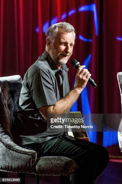 Billy Bragg speaks during Roots, Radicals and Rockers: How Skiffle Changed the World With Billy Bragg at The GRAMMY Museum on October 9, 2017 in Los...