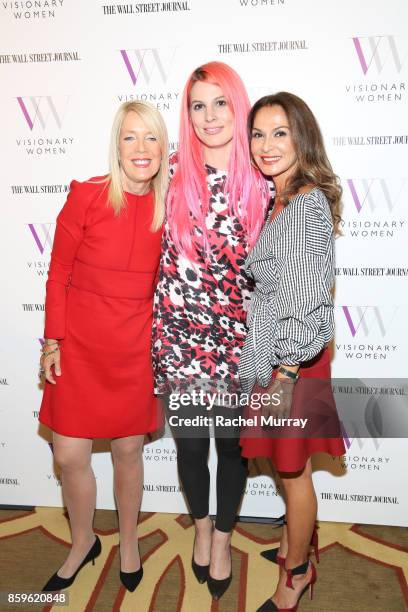 Visionary Women's Lili Bosse, Piera Klein, and Angella Nazarian attend Visionary Women present Grit, Guts, and Grace Lessons in Overcoming Adversity...