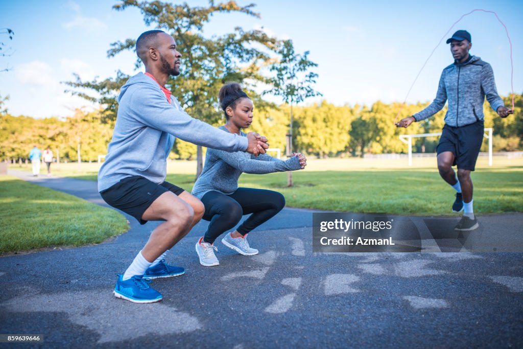With Exercise Exercising Together Is Much Easier High-Res Stock Photo - Getty Images
