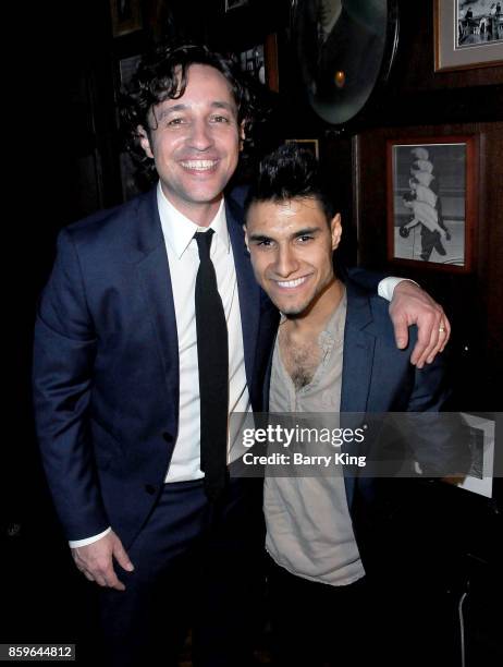 Actor Thomas Ian Nicholas and singer Emmanuel Kelly attend 'The Lost Tree' screening at TCL Chinese 6 Theatres on October 9, 2017 in Hollywood,...