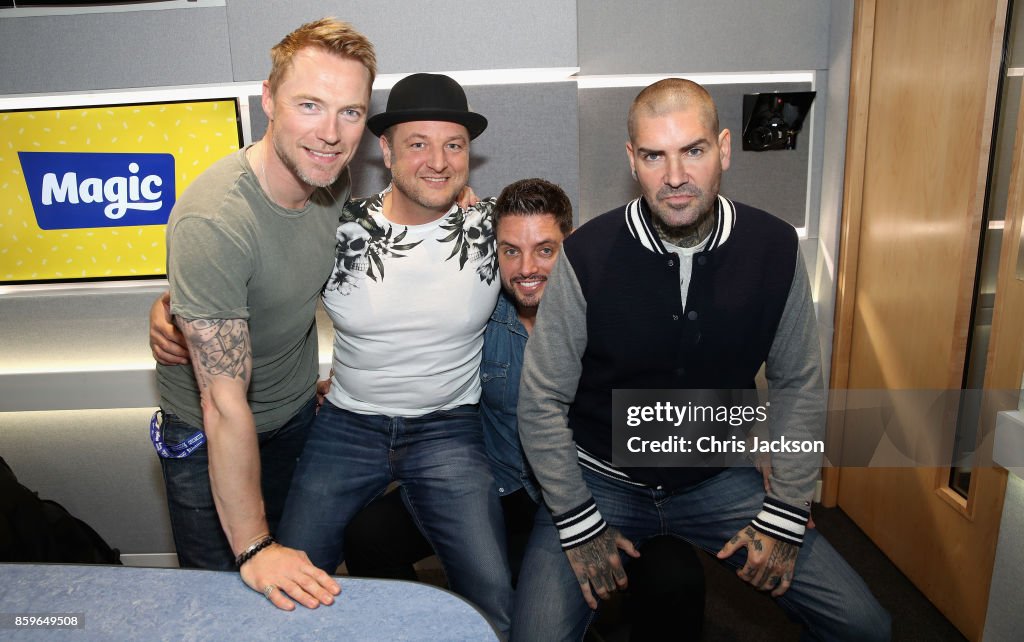 Boyzone Visit Magic Radio