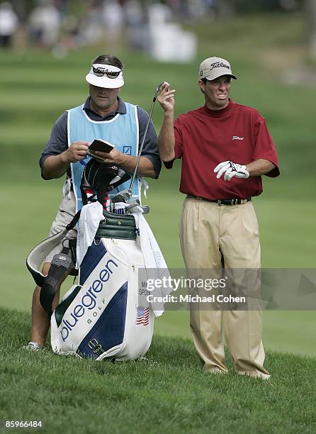 Mike Sposa during the first round of the 2006 Deutsche Bank Championship held at TPC Boston in Norton, Massachusetts on September 1, 2006.