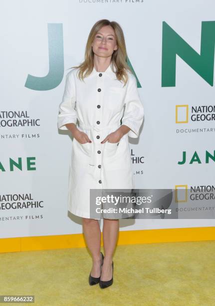 Sugar Lyn Beard arrives at the premiere of National Geographic Documentary Films' 'Jane' at the Hollywood Bowl on October 9, 2017 in Hollywood,...