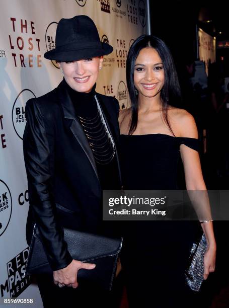 Producer Dawn Wilson and actress Desiree Ann Siahaan attend 'The Lost Tree' screening at TCL Chinese 6 Theatres on October 9, 2017 in Hollywood,...