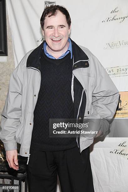 Actor Richard Kind attends the 24 Hour Musicals after party at The National Arts Club on April 13, 2009 in New York City.
