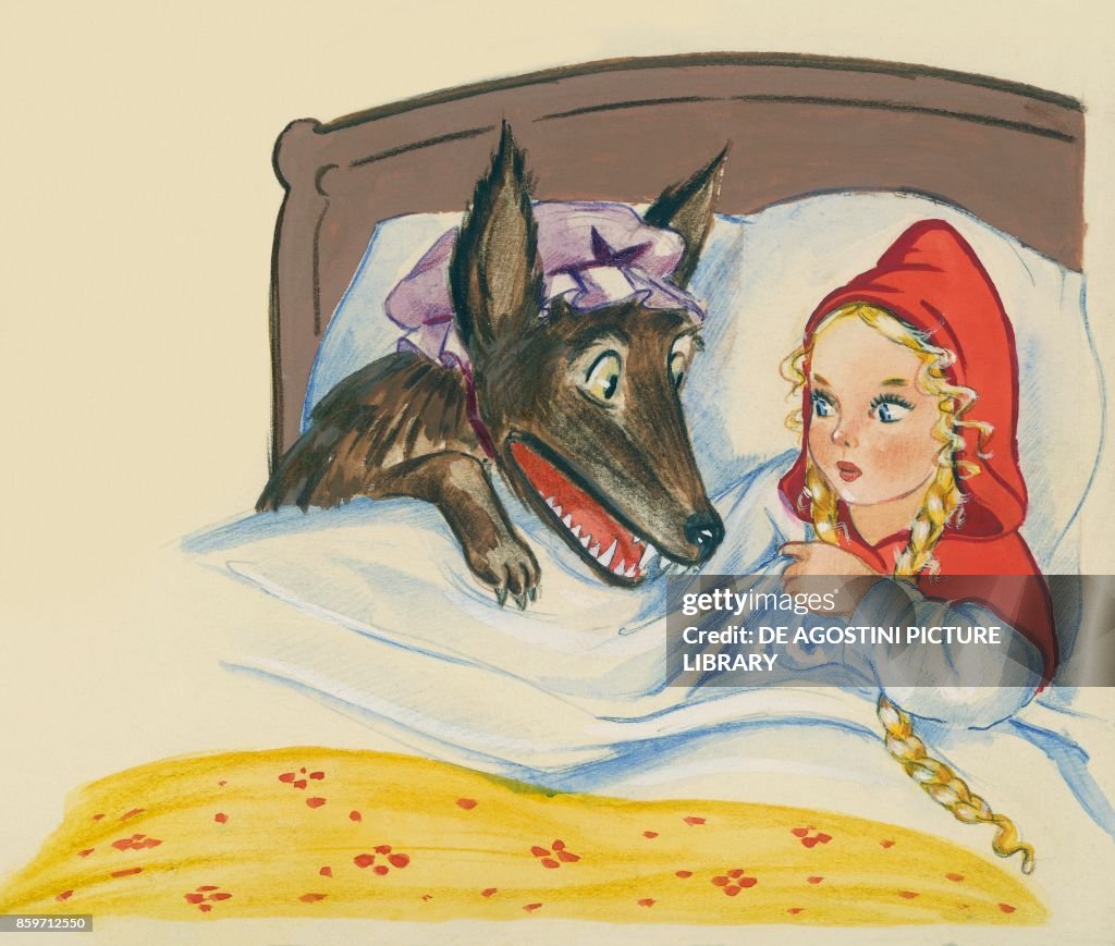 Little Red Riding Drawing Little Red Riding Hood Wolf Drawing Some Of The Different Early