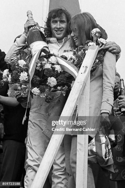 Jackie Stewart, Helen Stewart, Grand Prix of the Netherlands, Circuit Park Zandvoort, June 21, 1969.