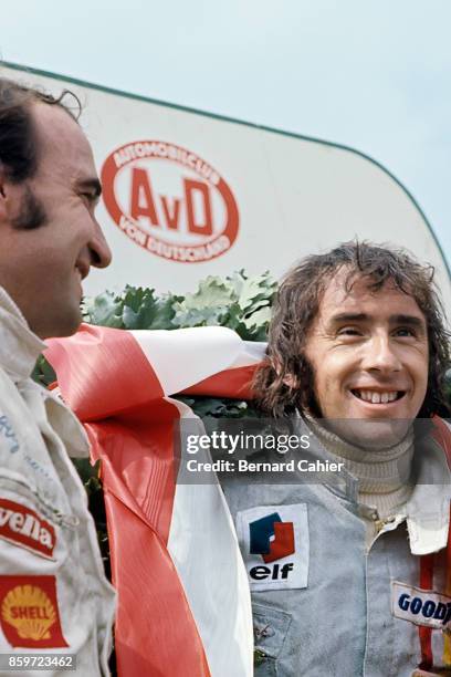 Jackie Stewart, Clay Regazzoni, Grand Prix of Germany, Nurburgring, August 1, 1971.