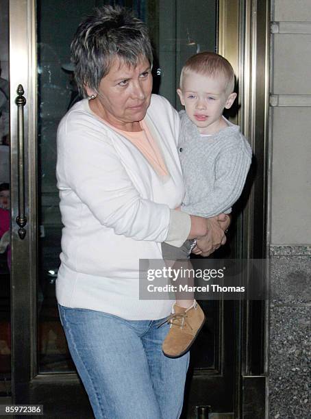 Henry Daniel Moder son of actress Julia Roberts is seen on the streets of Manhattan on March 7, 2009 in New York City.