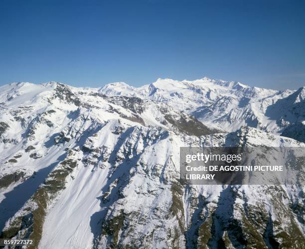 Bormio 3000 ski area, Cima Bianca peak, Rhaetian Alps, Lombardy, Italy.