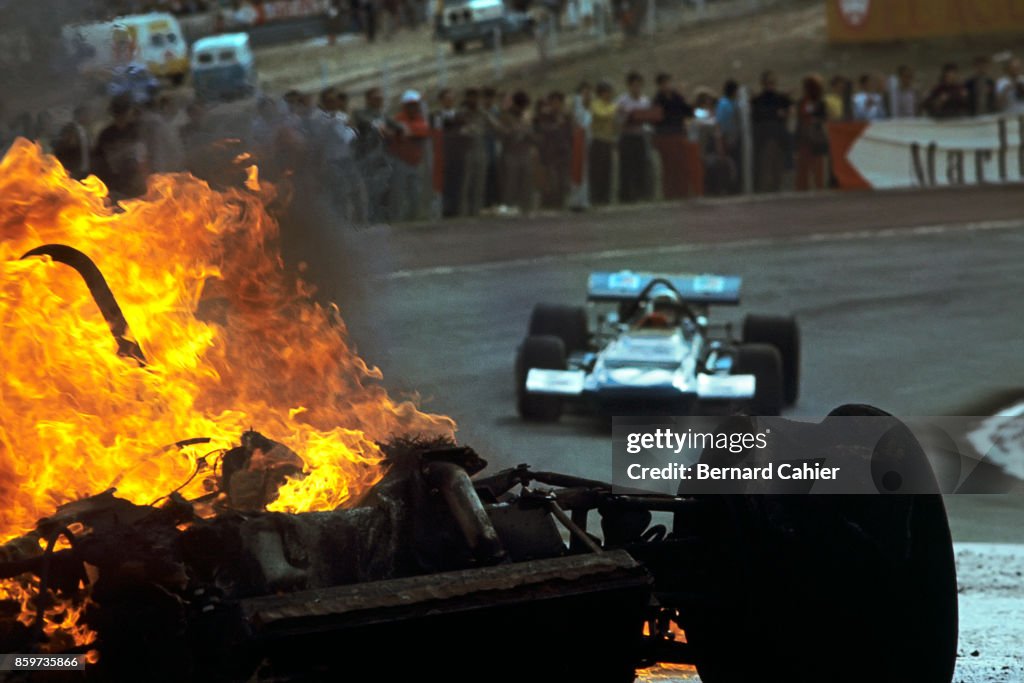 Jackie Stewart At Grand Prix Of Spain