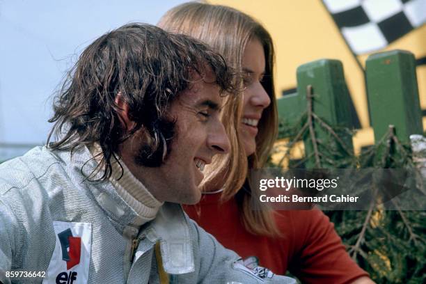 Jackie Stewart, Helen Stewart, Grand Prix of Germany, Nurburgring, August 1, 1971.