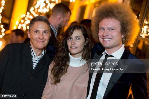 Director / Writer Jill Soloway, Producer Lauren Choffi and Producer Adam Feil attend the Premiere Of Showtime's "SMILF" After Party at Ysabel on...