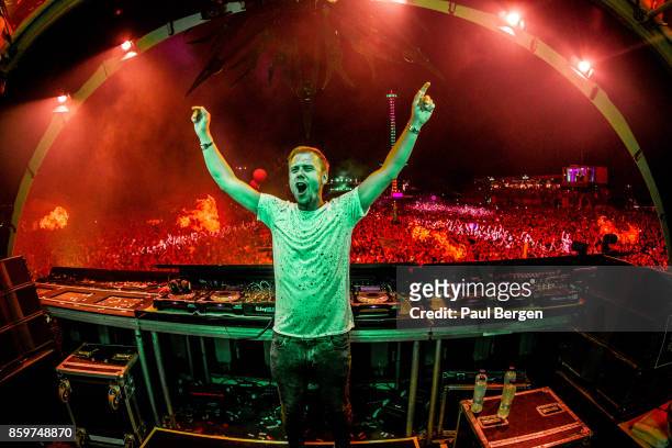 Dutch DJ and producer Armin van Buuren performs at dance festival Mysteryland, Hoofddorp, Netherlands, 27-8-2017.