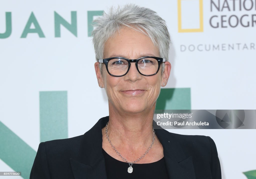 Actress Jamie Lee Curtis attends the premiere of National Geographic