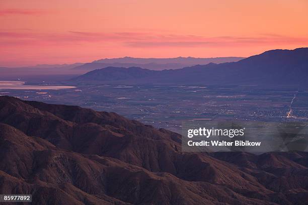 joshua tree national park - vale de coachella imagens e fotografias de stock