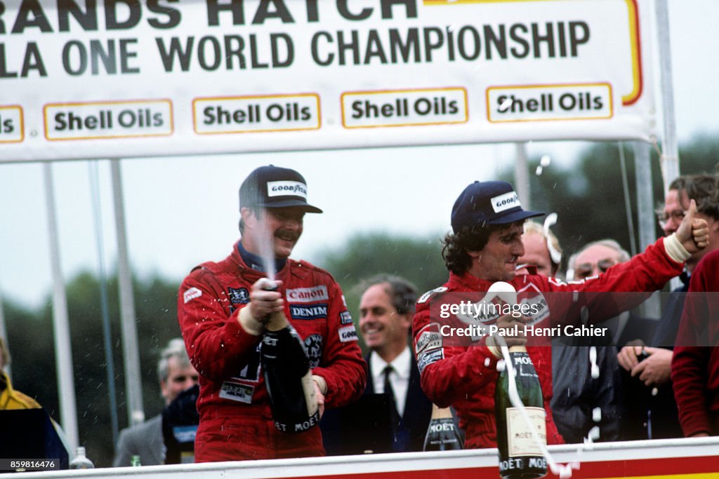 Mansell & Prost At Grand Prix Of Europe