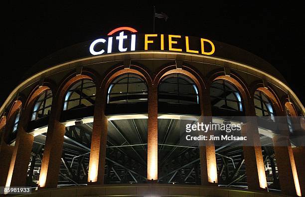 Citi Field is seen after the New York Mets lost 6-5 to the San Diego Padres on April 13, 2009 in the Flushing neighborhood of the Queens borough of...