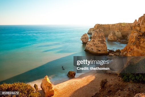 Praia da Marinha, Portugal Praia da Marinha, Portugal