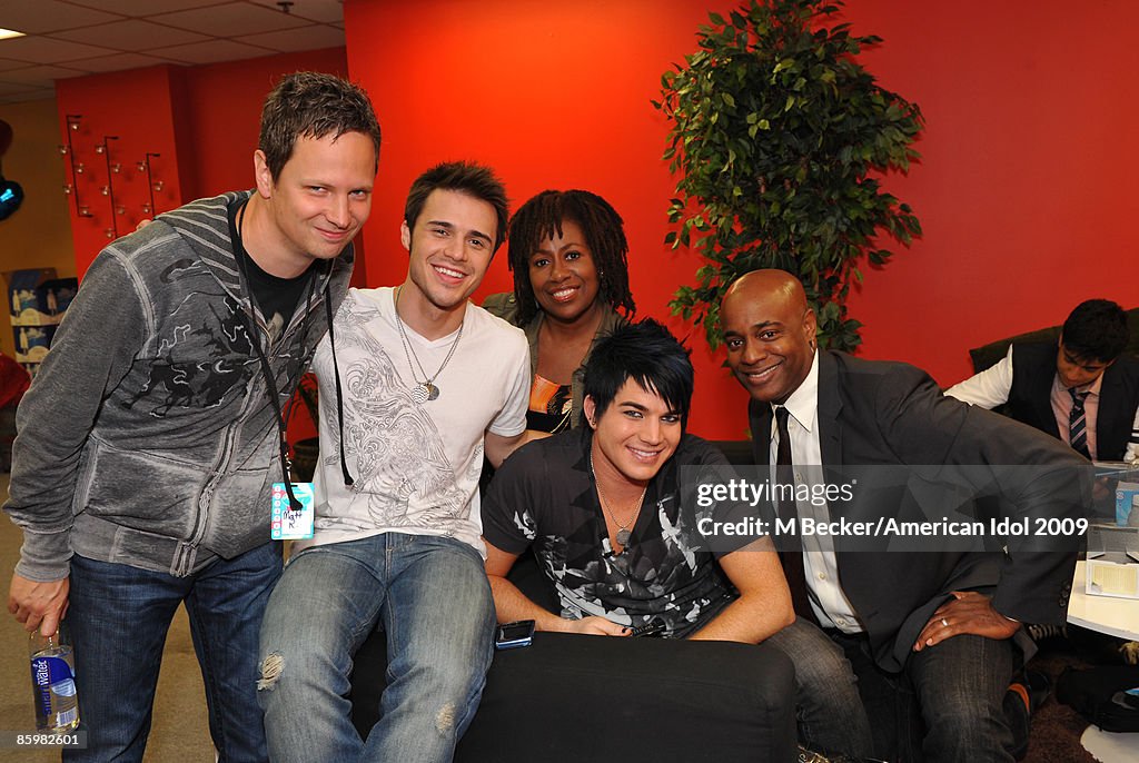 American Idol Season 8 Top 7 Performance - Backstage