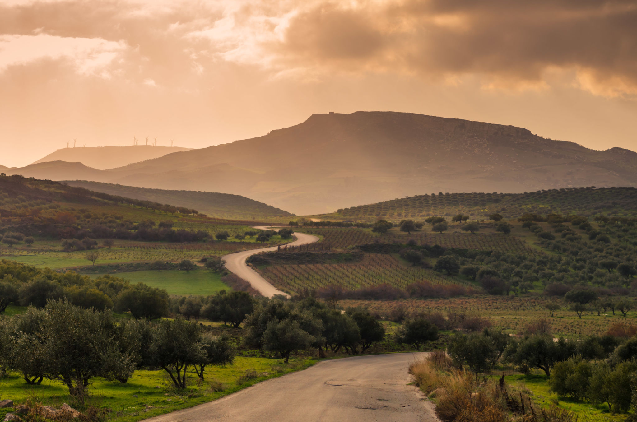 rural Greece landscape