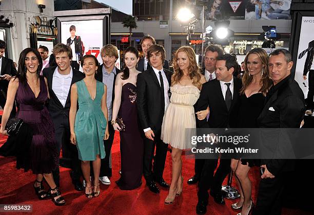 Producer Jennifer Gibgot, actor Hunter Parrish, actress Allison Miller, actor Sterling Knight, actress Michelle Trachtenberg, director Burr Steers,...