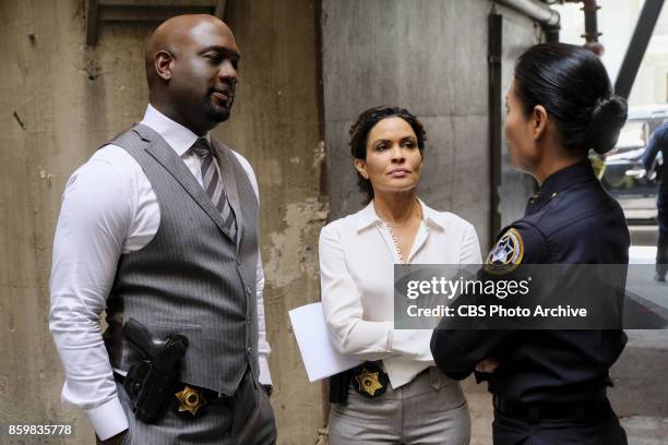 User Bias" -- Pictured: Richard T. Jones as Detective Tommy Cavanaugh and Ion Overman as Elena Ruiz. The San Francisco P.D. Comes to Tanner to get...