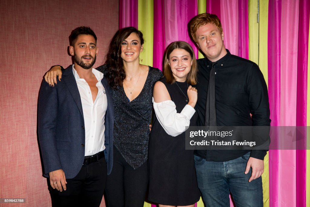 Michael Socha, Kelly Wenham, Georgia Groome and Danny Morgan attend