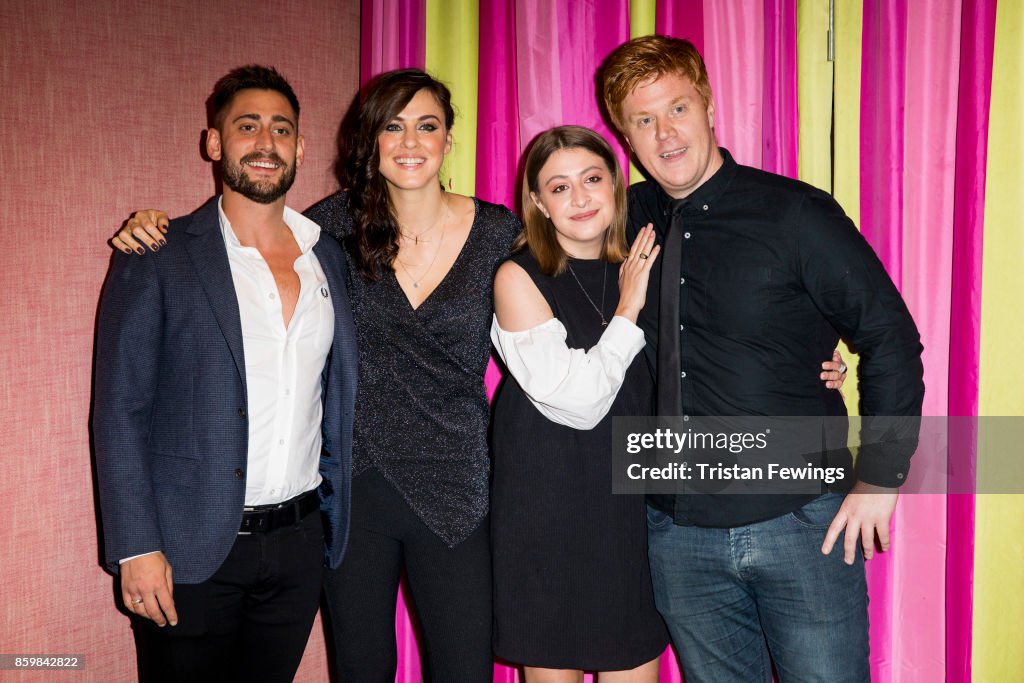 Michael Socha, Kelly Wenham, Georgia Groome and Danny Morgan attend